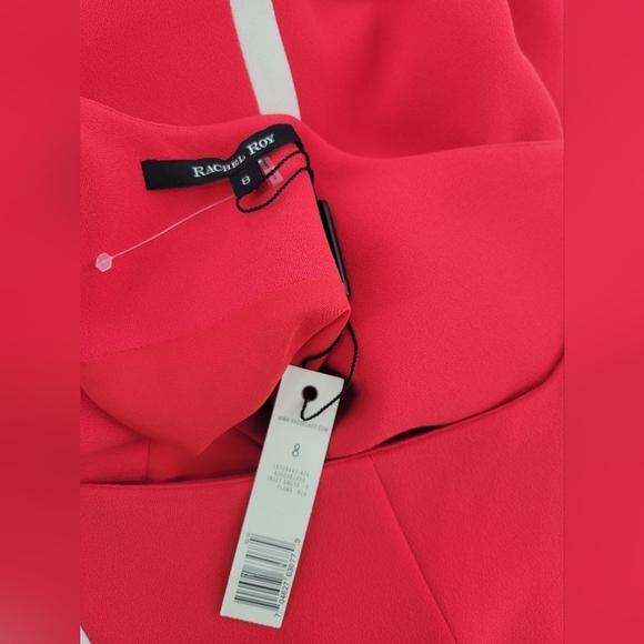 RACHEL ROY RED DRESS Size 8 Sleeveless Sheath New - Picture 6 of 7